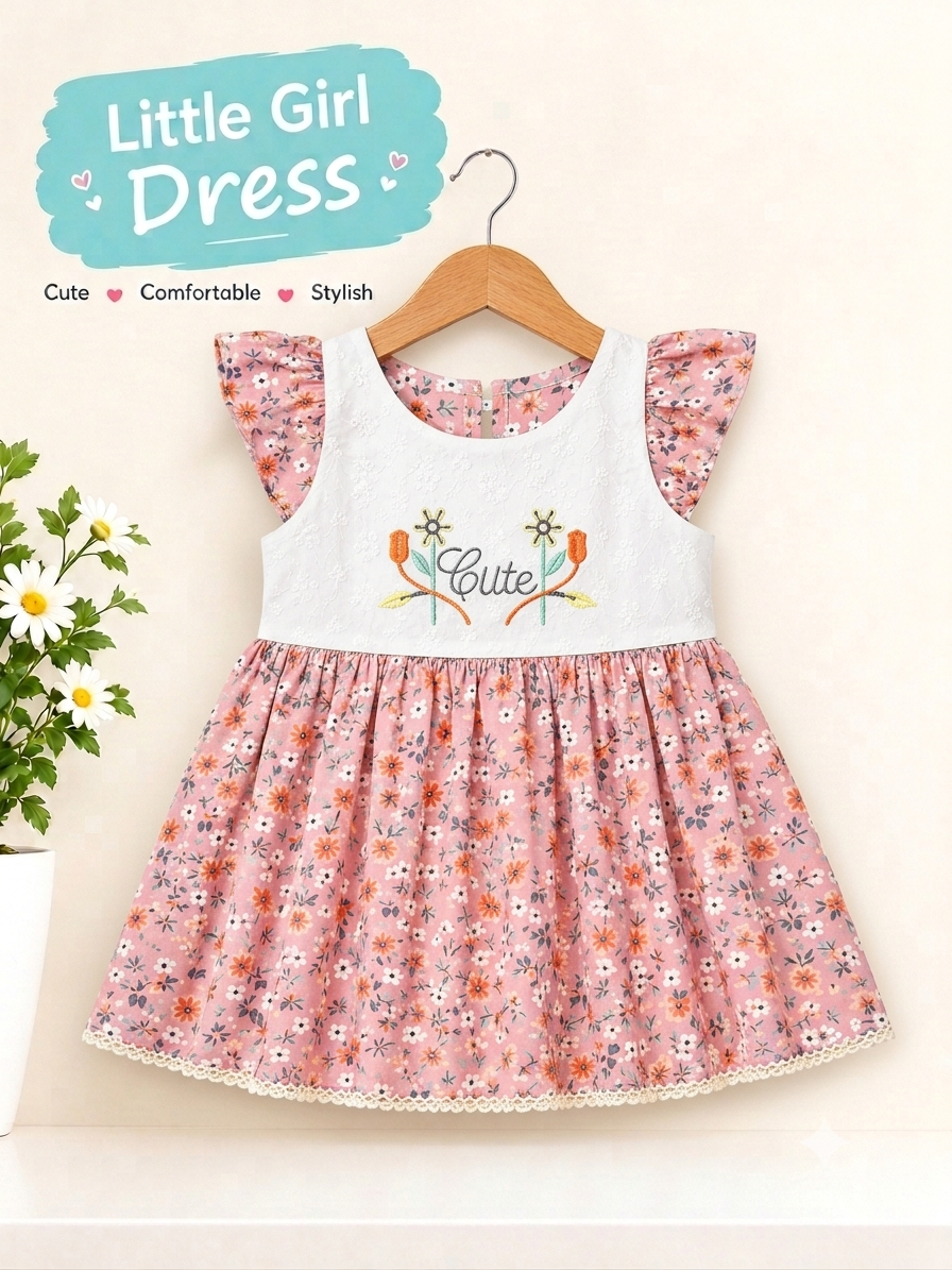 | Stylish Baby Girl Frock