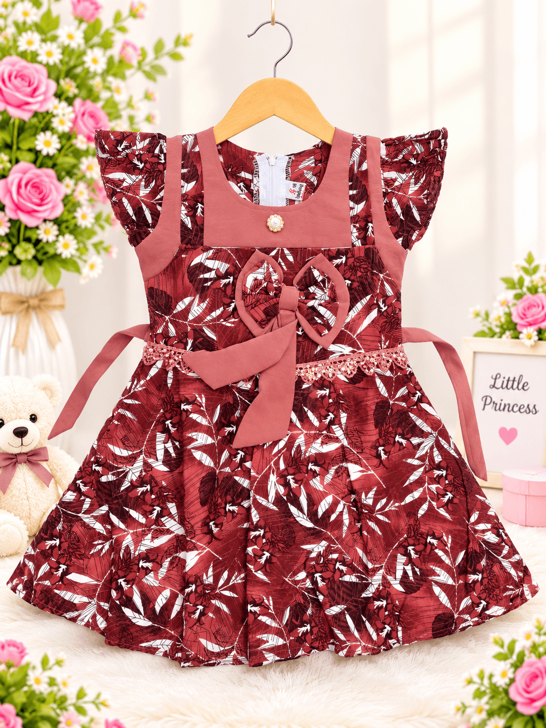 Little Aqua Princess Frock