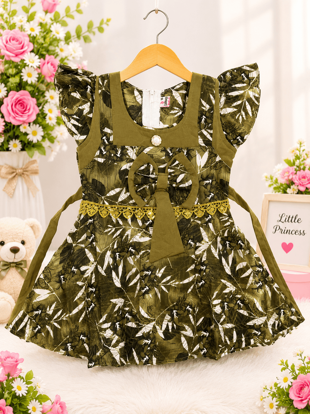 Little Aqua Princess Frock